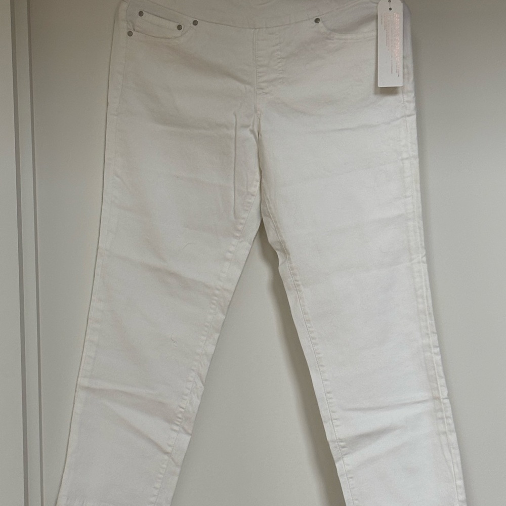 Jag Jeans Women's Cropped White Jeans